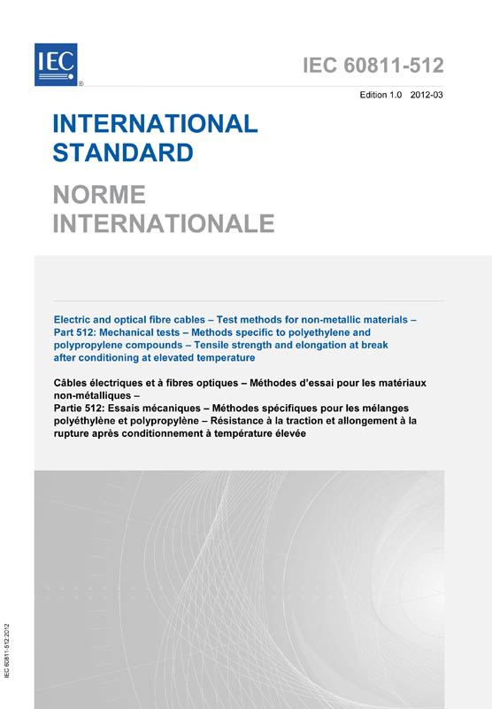 Cover IEC 60811-512:2012